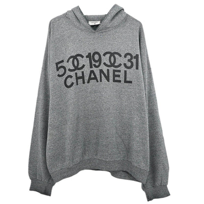Chanel Long Sleeve Top Sweater Gray