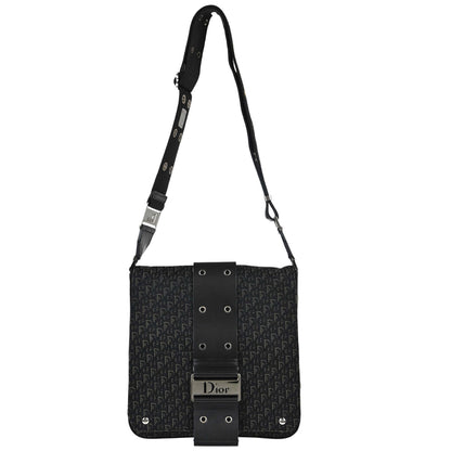Christian Dior Black Trotter Street Chic Shoulder Bag