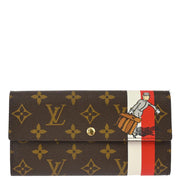 Louis Vuitton 2006 Monogram Groom Portefeuille Sarah Wallet M60034