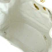CHANEL * 1994-1996 DUMA Backpack Large White Lambskin