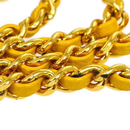 Damage Chanel 1996-1997 Timeless Key Case Yellow Caviar