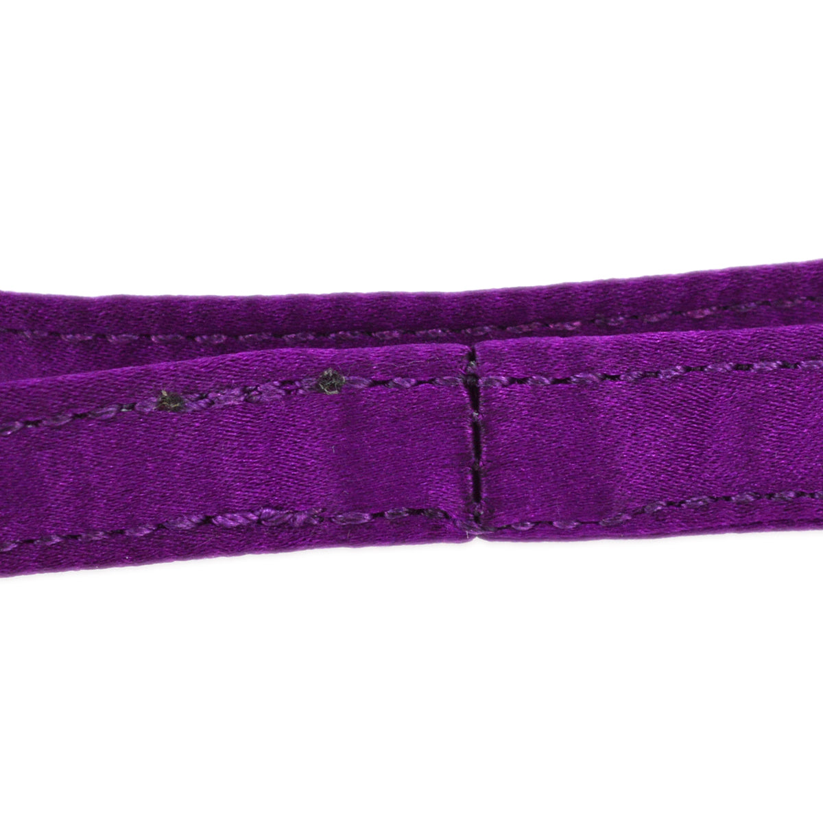 Hermes * 2010 Purple Silk Pochette Mini Constance