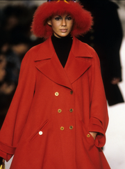 Chanel Fall 1994 runway cashmere double-breasted coat #38
