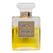 Chanel Perfume Bottle Brooch Pin Clear 94A