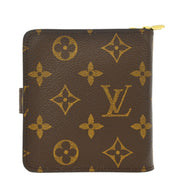 Louis Vuitton 2003 Monogram Compact Zip Wallet M61667