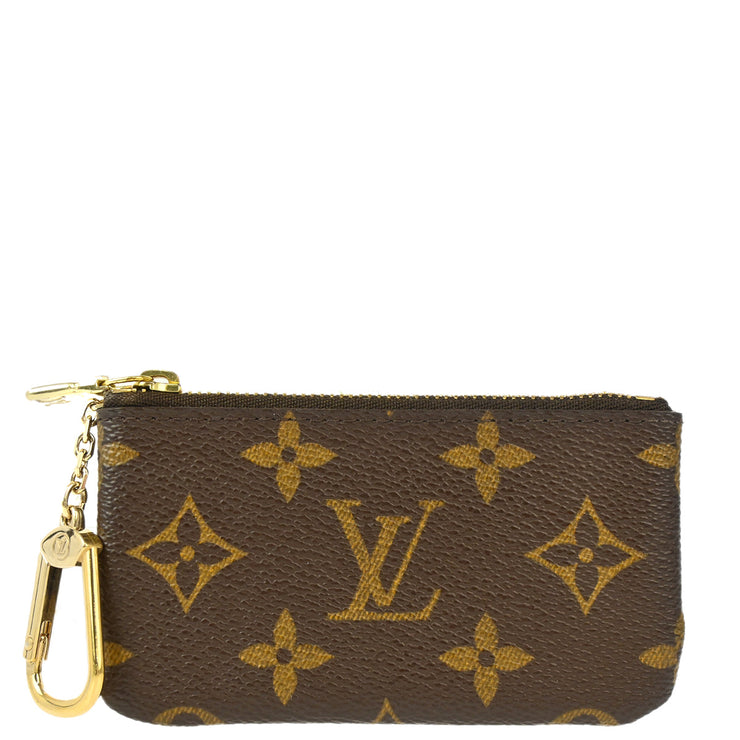 Louis Vuitton 2004 Monogram Pochette Cles Coin Purse Wallet M62650