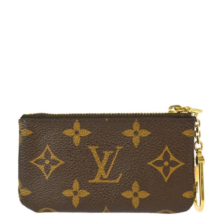 Louis Vuitton 2004 Monogram Pochette Cles Coin Purse Wallet M62650