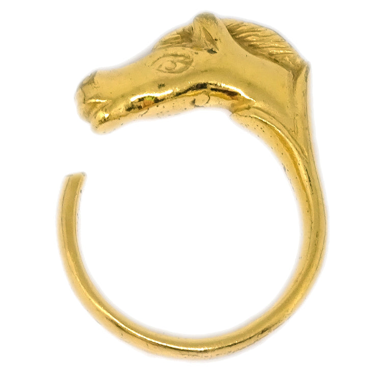 Hermes Horse Ring Gold #53 #13