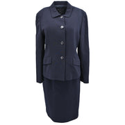 Burberrys Setup Suit Jacket Skirt Navy #42