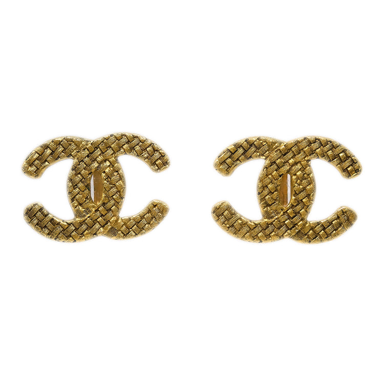 Chanel Gold CC Earrings Clip-On 2878/29