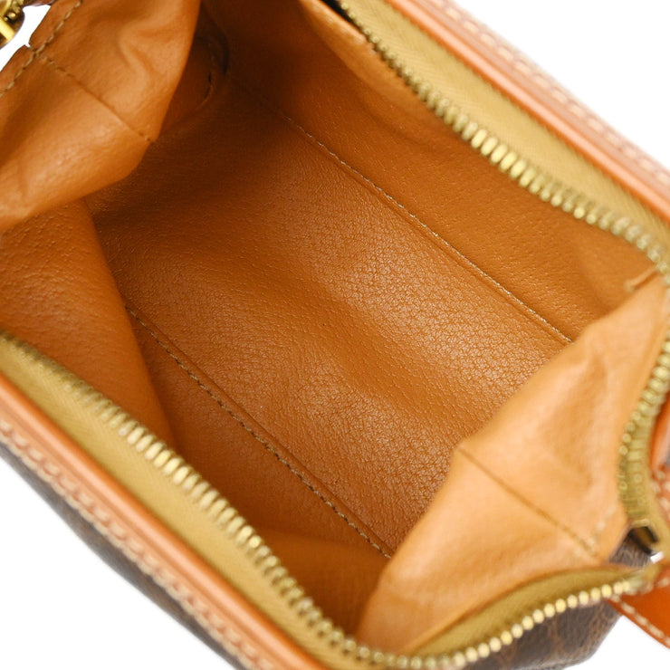 Celine Brown Macadam Cosmetic Pouch