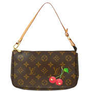 Louis Vuitton 2005 Monogram Cherry Pochette Accessoires Handbag M95008