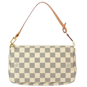 Louis Vuitton 2007 Damier Azur Pochette Accessoires Handbag N51986