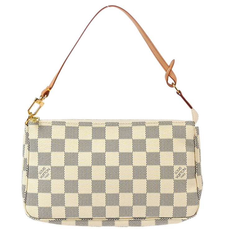 Louis Vuitton Damier Azur Pochette Accessoires Handbag N51986