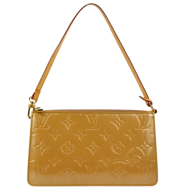 Louis Vuitton 2006 Noisette Monogram Vernis Lexington Handbag M91343