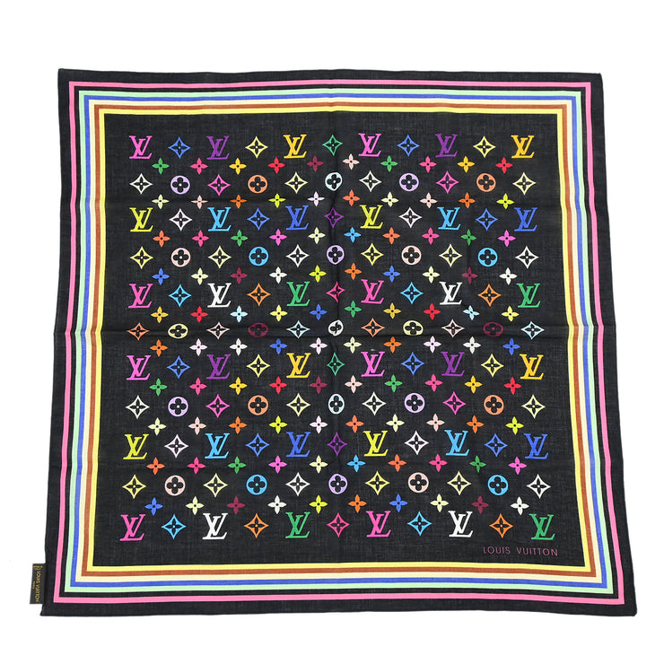 Louis Vuitton Monogram Multicolor Scarf M71912 Small Good