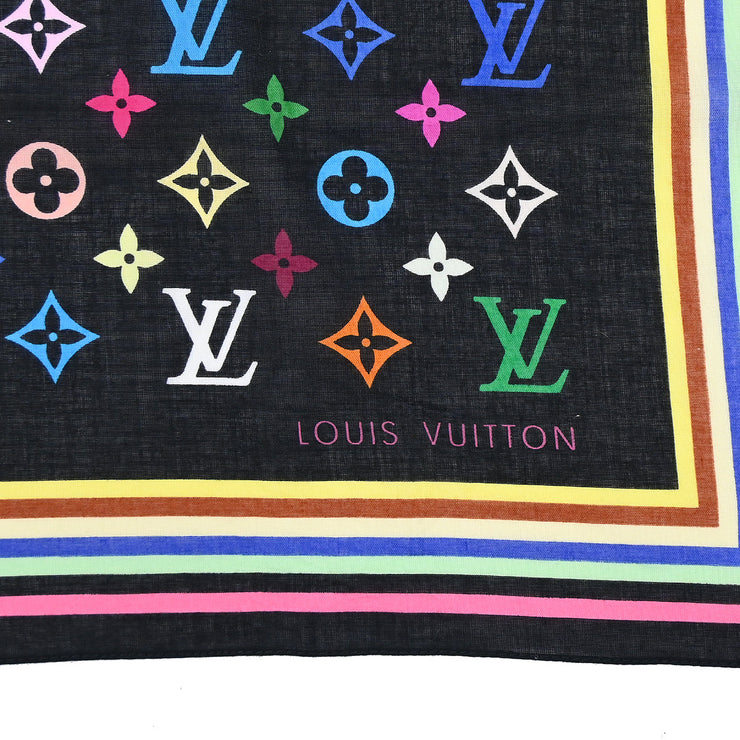 Louis Vuitton Monogram Multicolor Scarf M71912 Small Good