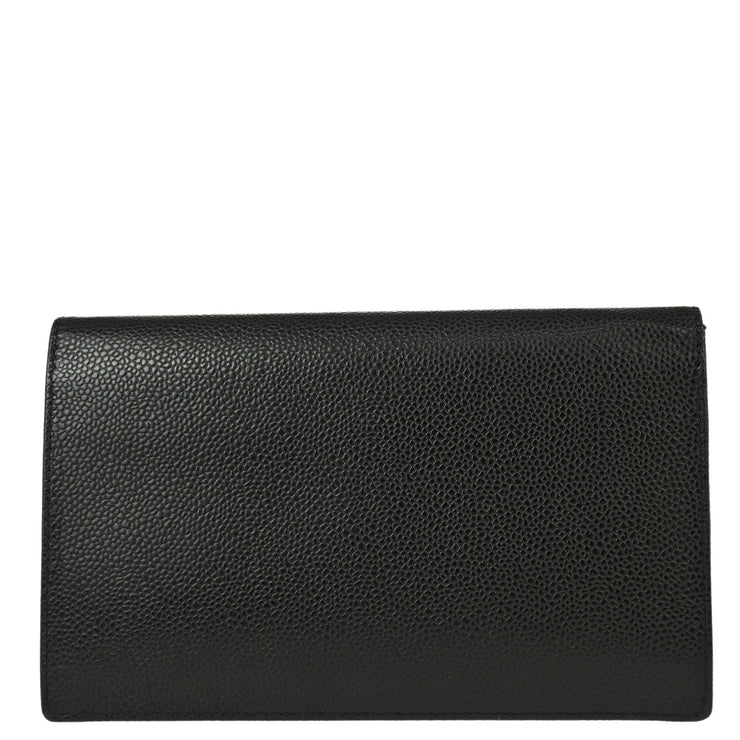 Chanel Black Caviar Envelope Wallet