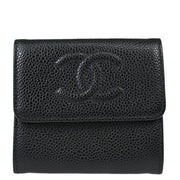 Chanel Black Caviar Bifold Wallet