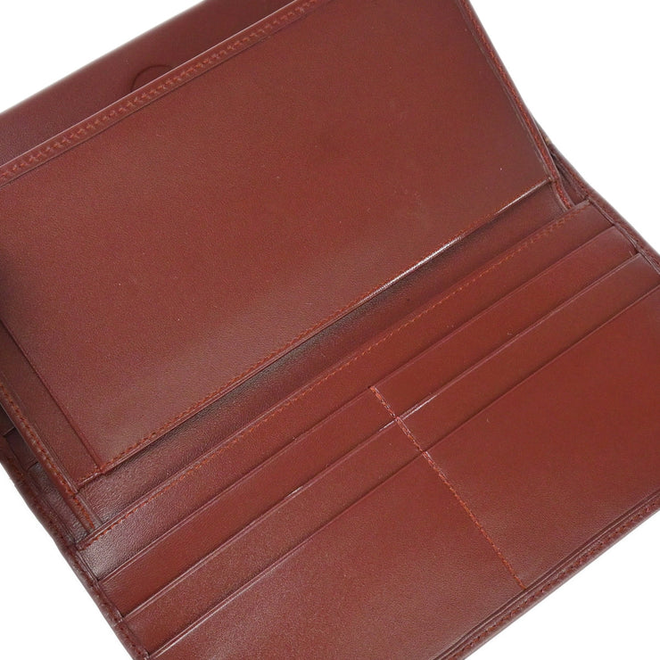 Cartier Bordeaux Must de Cartier Long Wallet