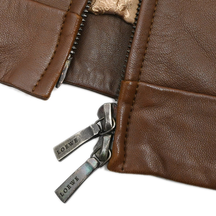 Loewe Zip Up Jacket Brown #38