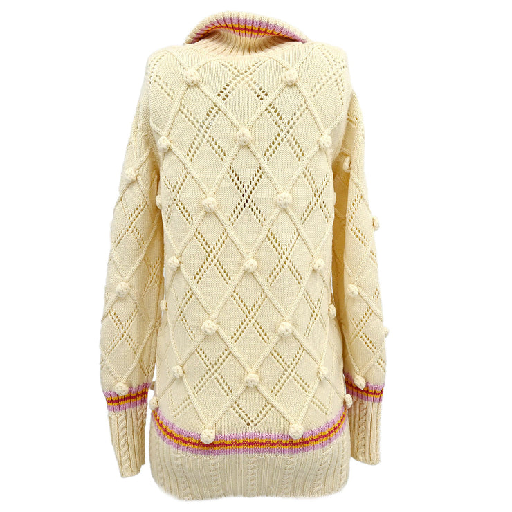 Christian Dior 2004 Sweater Knit White #36