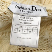 Christian Dior 2004 Sweater Knit Ivory #36