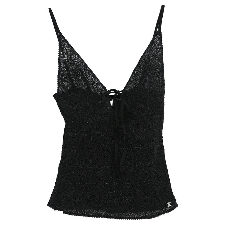 Chanel 2003 Top Camisole Black #38