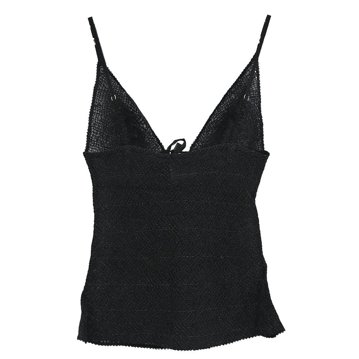 Chanel 2003 Top Camisole Black #38