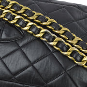 Chanel Black Lambskin Duma Backpack Small