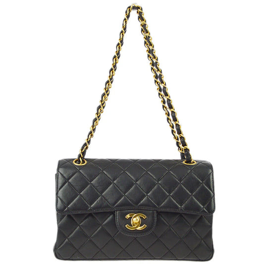 Chanel 1994-1996 Lambskin Small Double Sided Classic Flap Bag