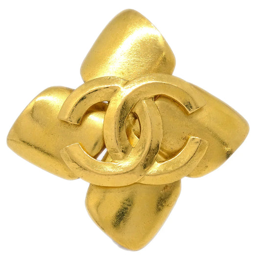 Chanel Brooch Pin Gold 96P