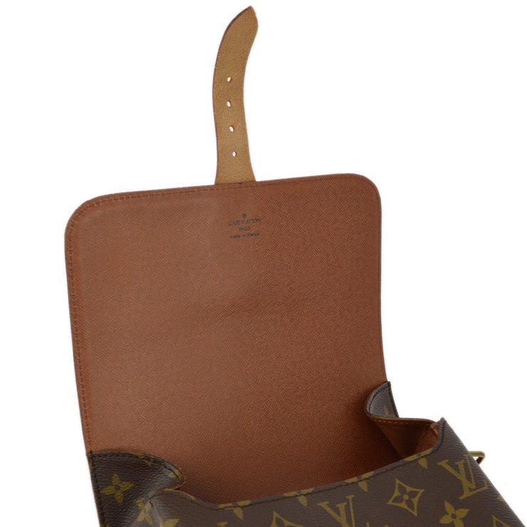 Louis Vuitton Monogram Cartouchiere MM Shoulder Bag M51253