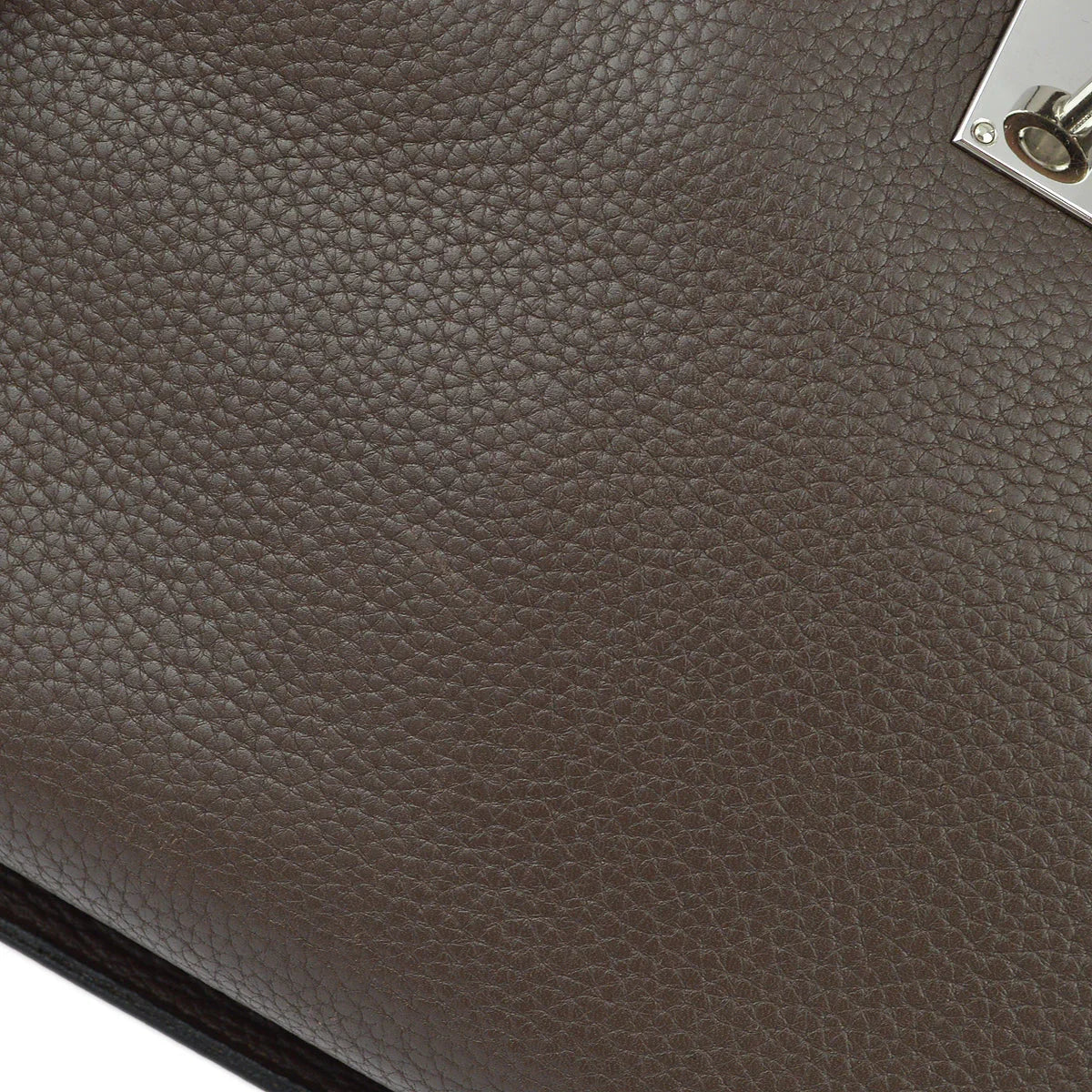 Hermes 2009 Brown Taurillon Clemence Jypsiere 34 Shoulder Bag