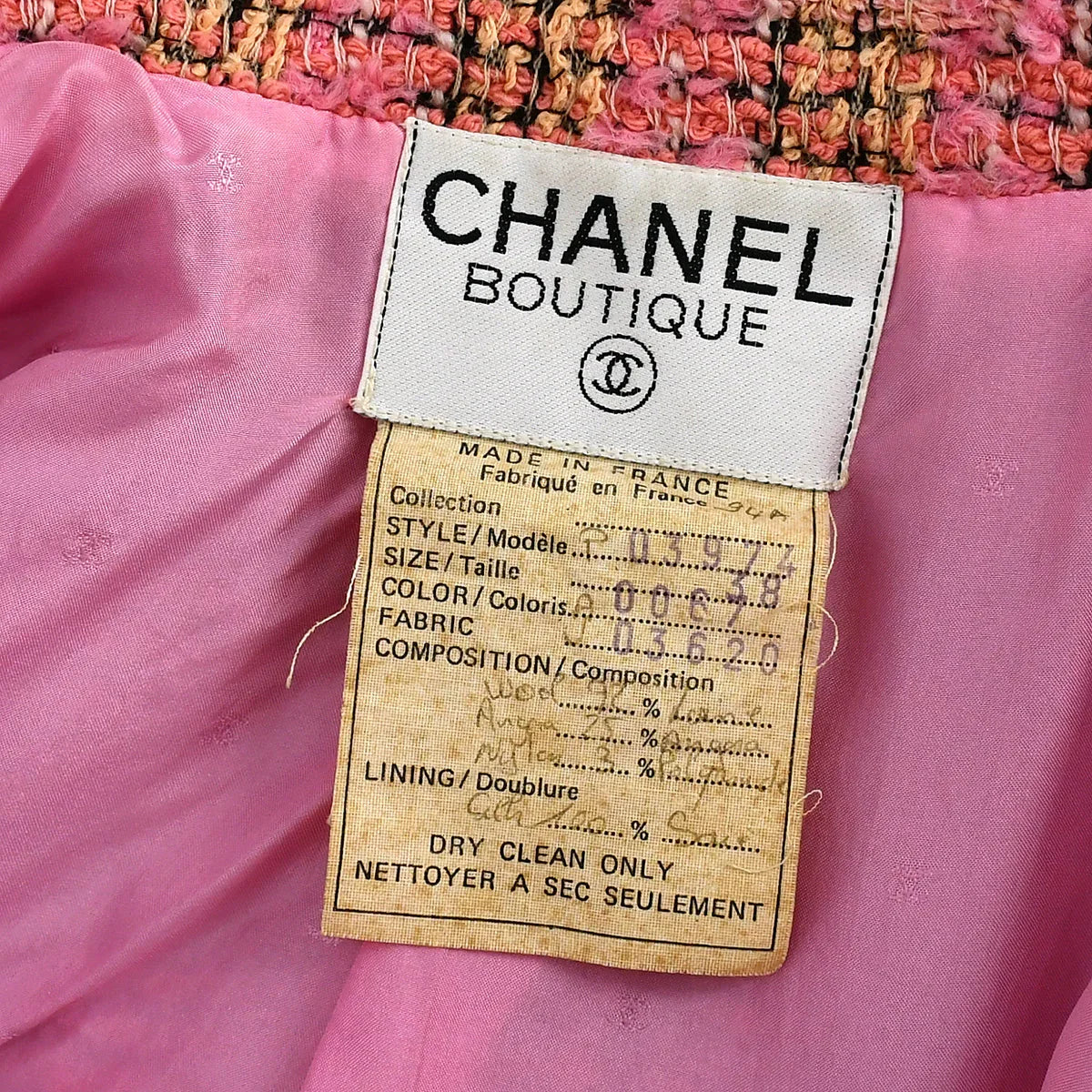 Chanel Fall 1994 Tweed Jacket #38