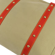 Louis Vuitton Beige Antigua Cabas GM Tote Handbag M40032