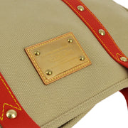 Louis Vuitton Beige Antigua Cabas GM Tote Handbag M40032