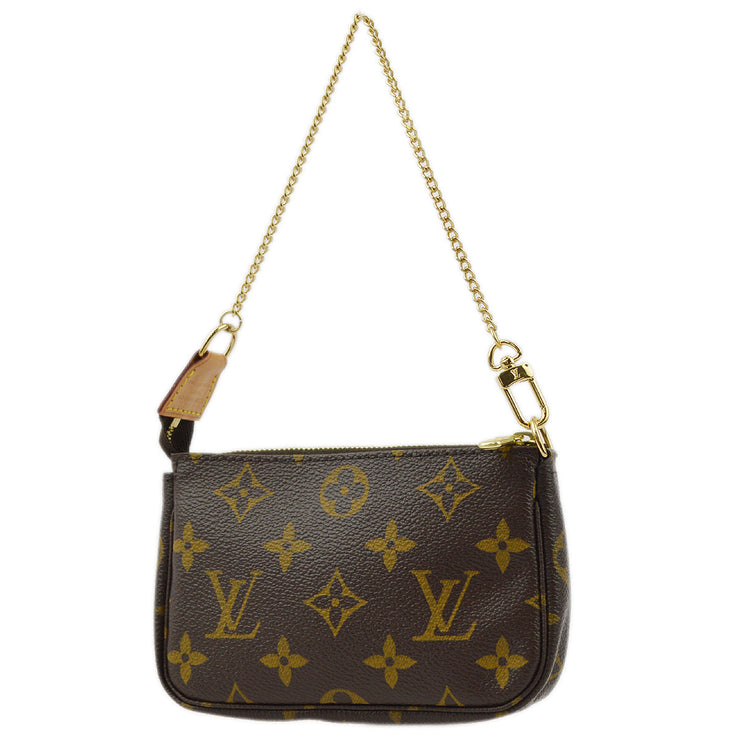 Louis Vuitton 2008 Monogram Mini Pochette Accessoires Handbag M58009