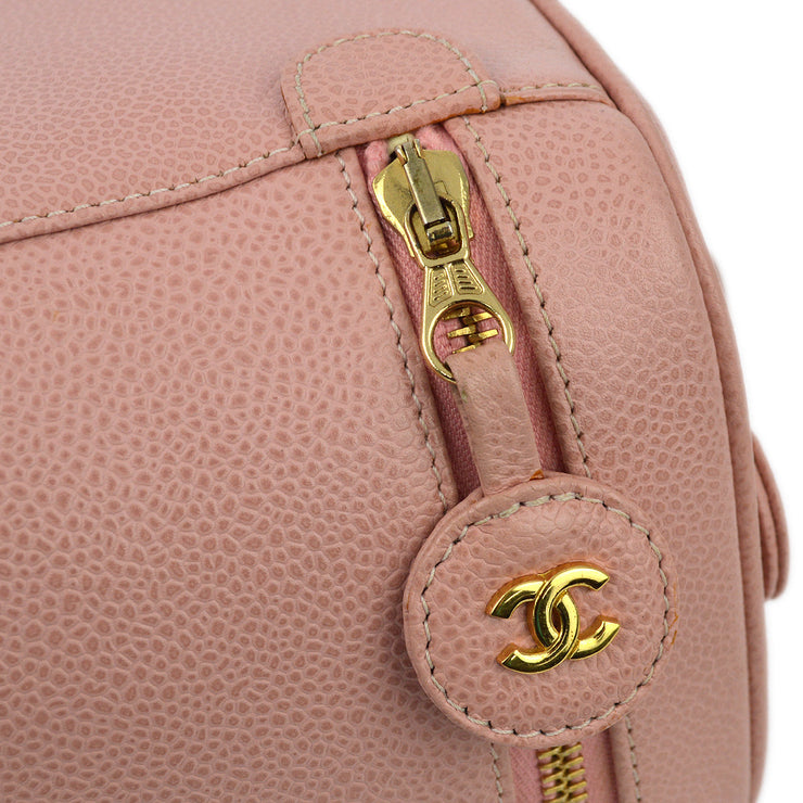 Chanel 2003-2004 Caviar Timeless Vanity Handbag