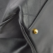 Chanel 1994-1996 Black Lambskin Supermodel Bicolore Shoulder Bag