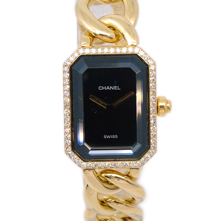 Chanel Premiere Watch 18KYG Diamond #L