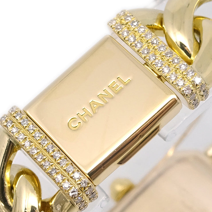 Chanel Premiere Watch 18KYG Diamond #L