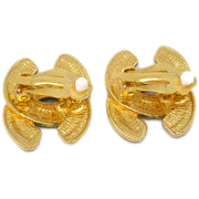 Chanel Gold CC Earrings Clip-On 2459