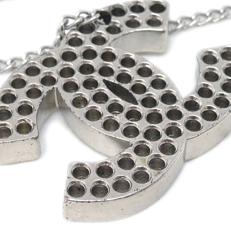 Chanel Silver Chain Necklace Pendant 03P
