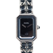 シャネル プルミエール 腕時計 シルバー ブラック #XL