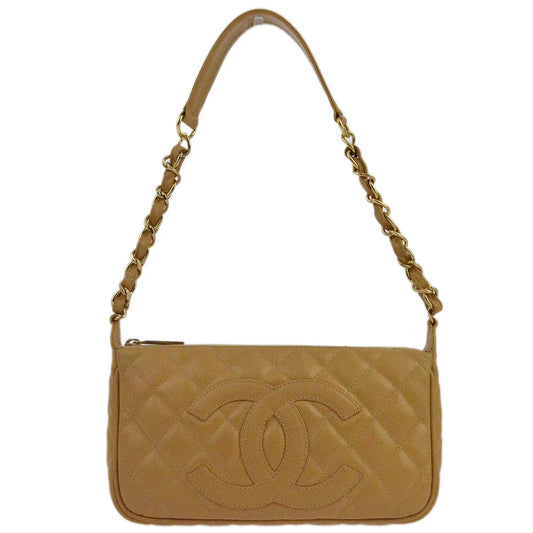 Chanel 2003-2004 Caviar Shoulder Bag