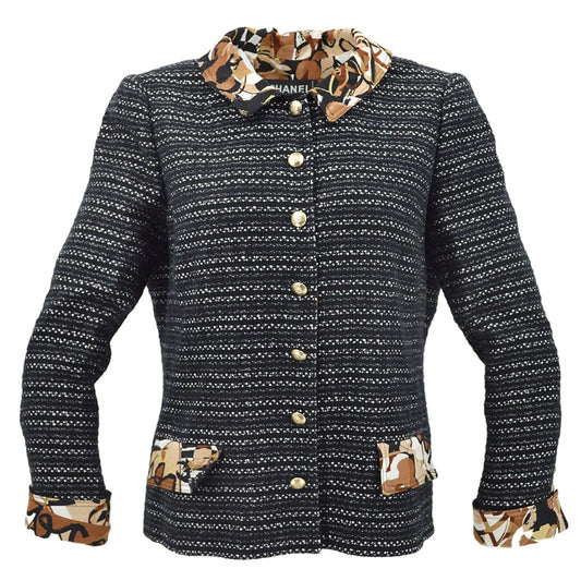 Chanel Spring 2005 Contrast Pattern Jacket #42