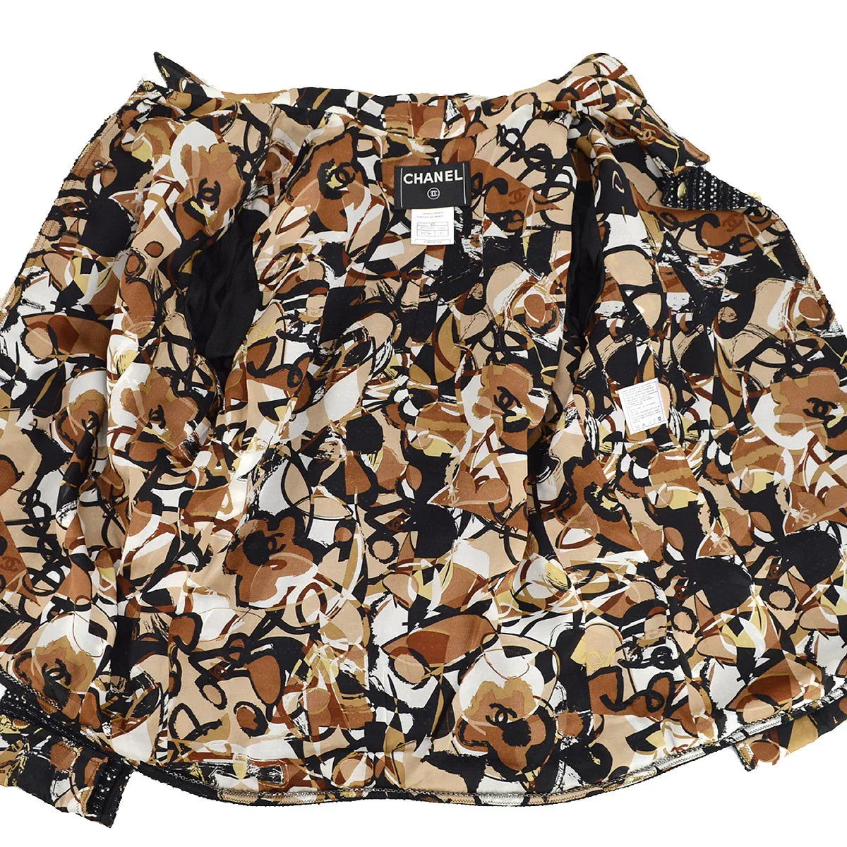 Chanel Spring 2005 Contrast Pattern Jacket #42