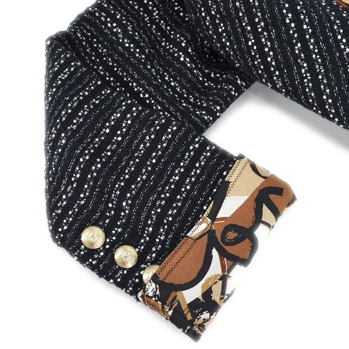Chanel Spring 2005 Contrast Pattern Jacket #42
