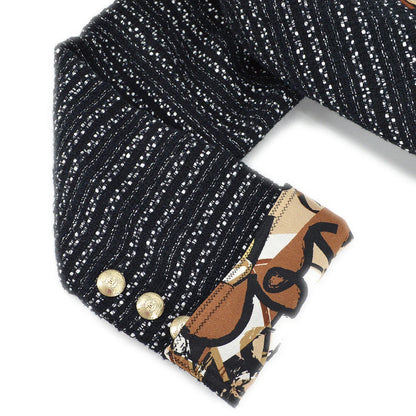 Chanel Spring 2005 Contrast Pattern Jacket #42